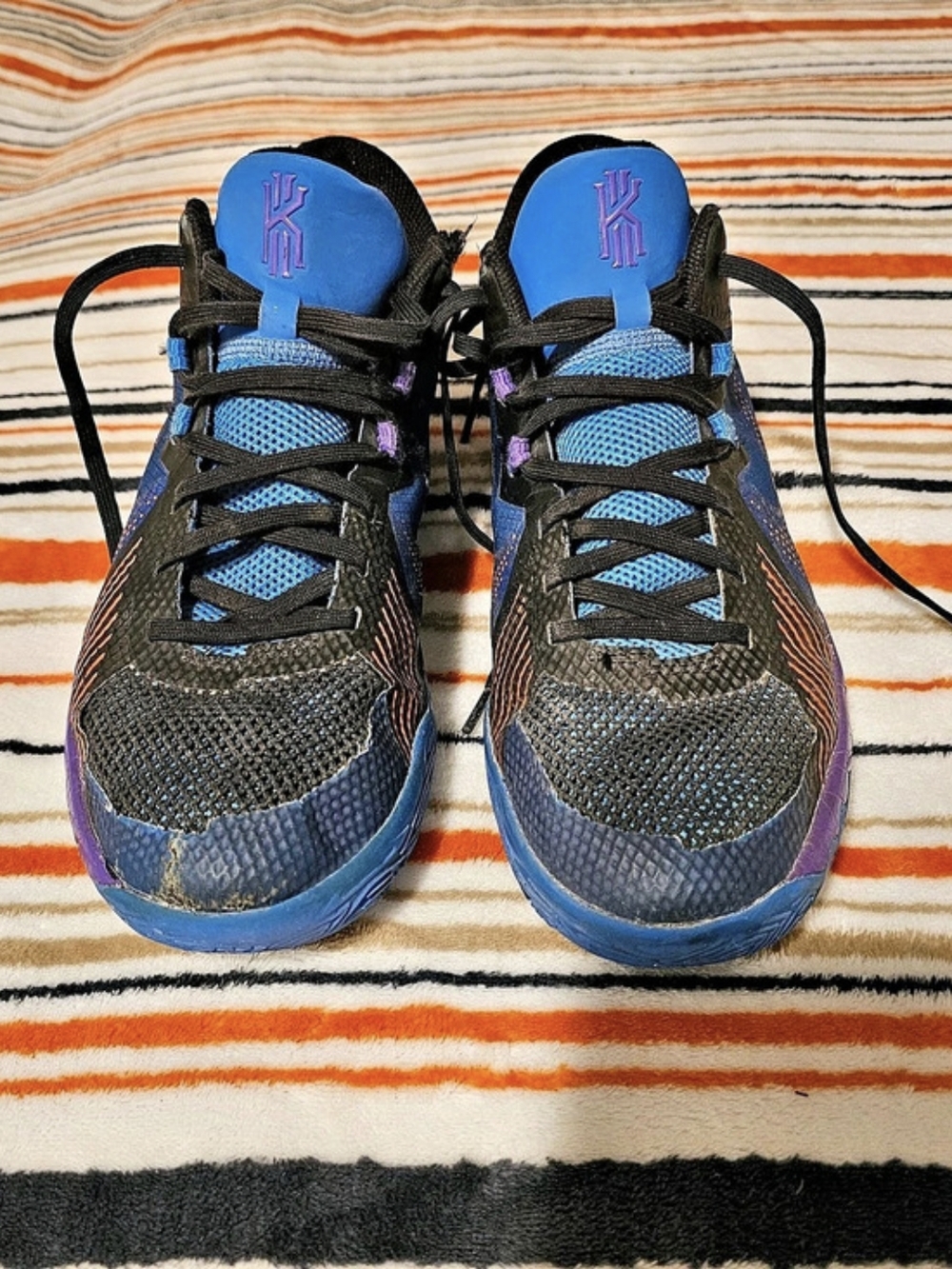 Nike Kyrie Flytrap 5 Photo Blue Tie-Dye Athletic Shoes